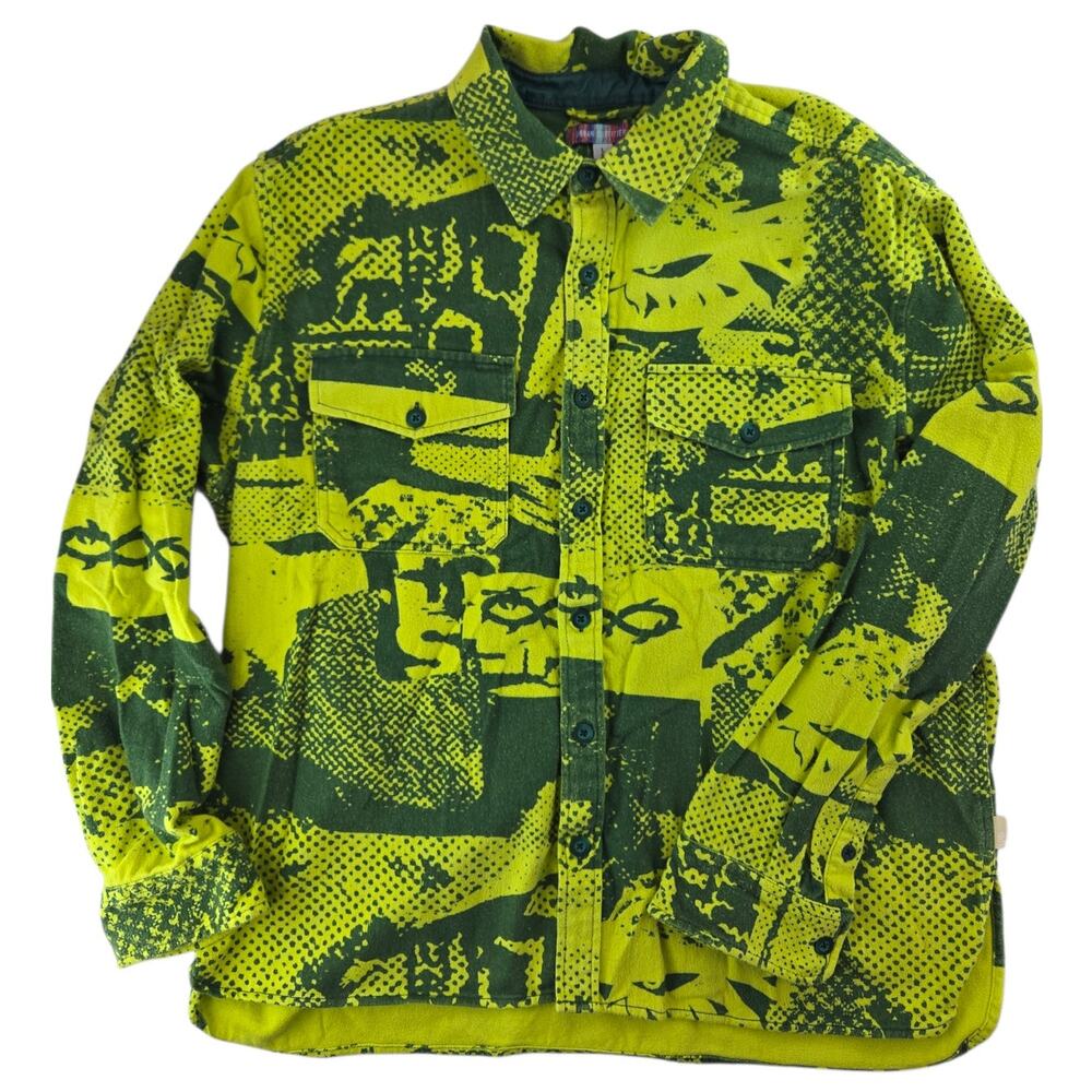Urban Outfitters | Eye Catching Streetwear Flannel | Size Large